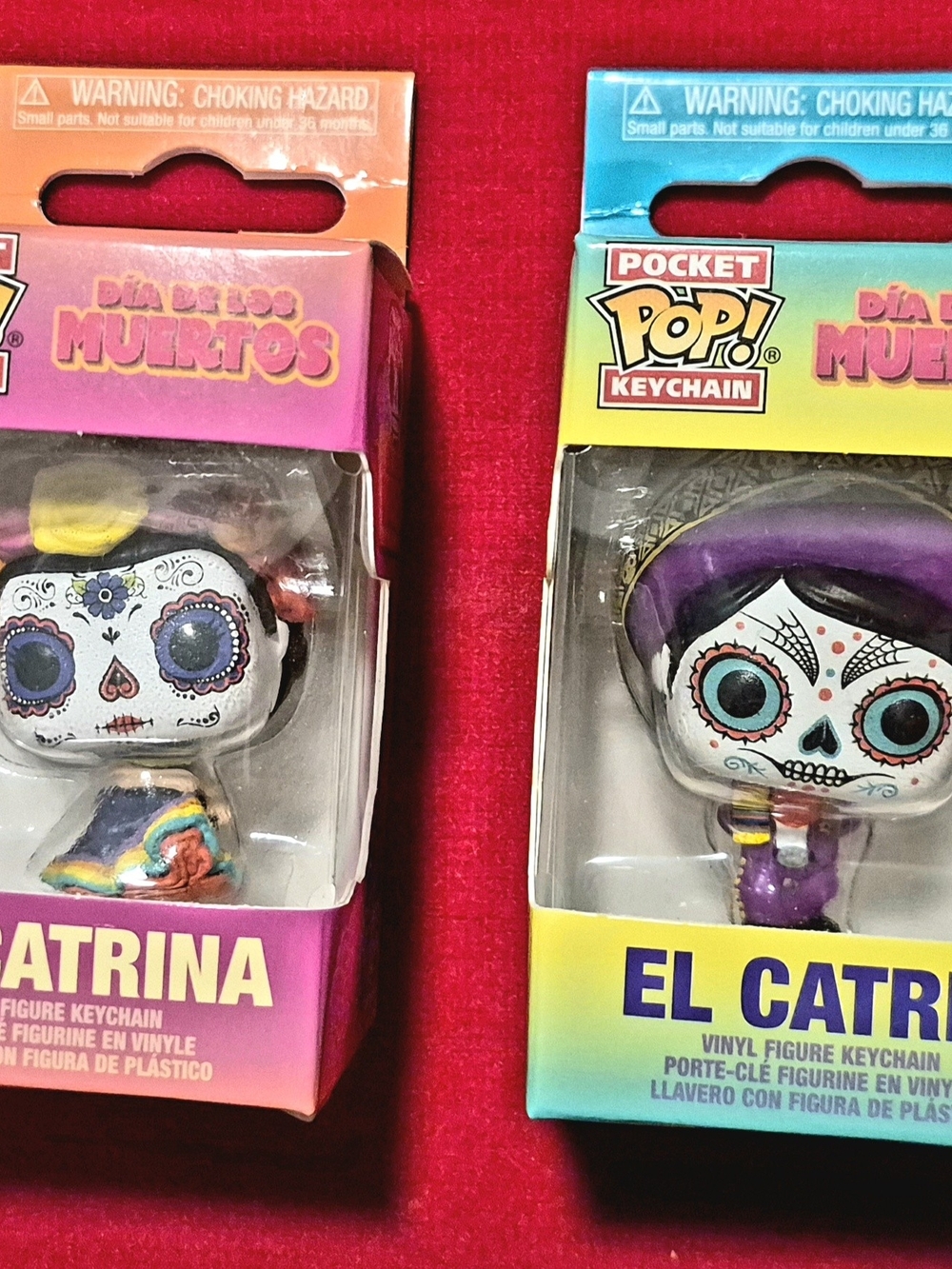 Funko Pocket Pop! Keychain El Catrina Purple and White Día de los Muertos
